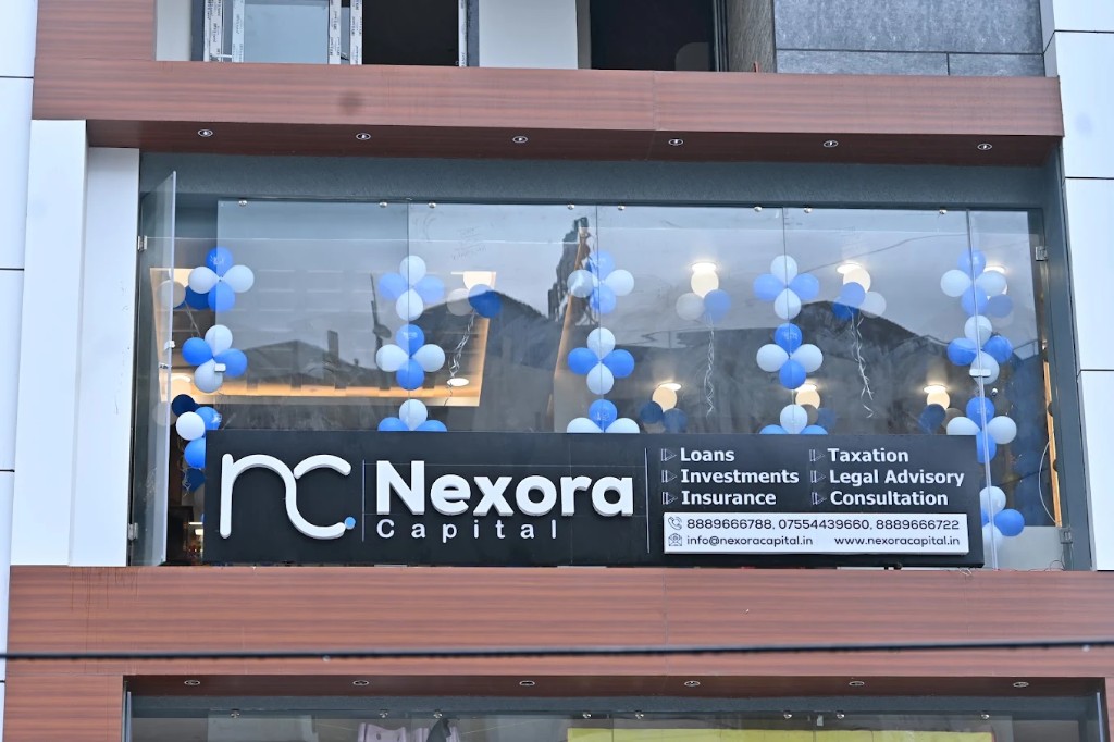 Nexora Capital office storefront in Bhopal